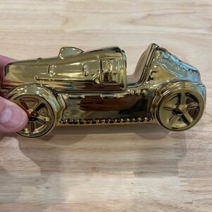 Vintage Pottery Barn race car trinket box.